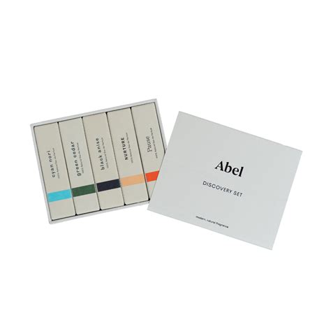 abel perfume discovery set.